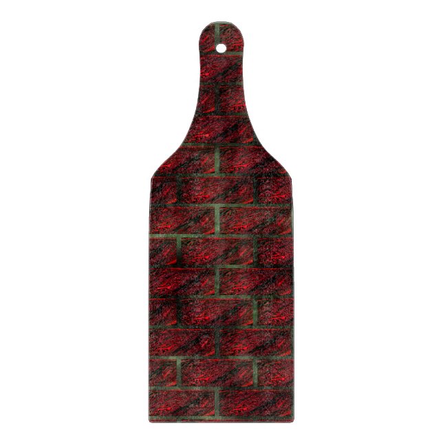 Exposed brick wall or tiles simulating it - fake cutting board (Front)