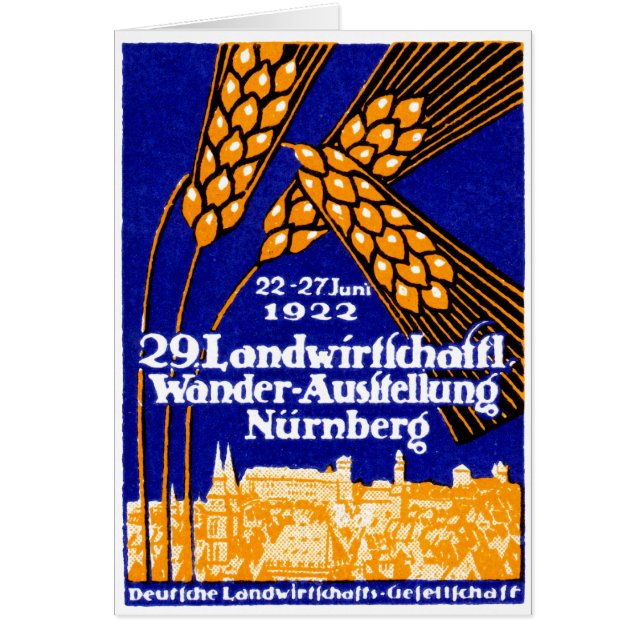 Exposition agricole de Nuremberg en 1922 (Devant)