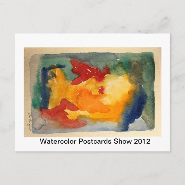 EXPOSITION DE CARTE POSTALE D'AQUARELLE (Devant)