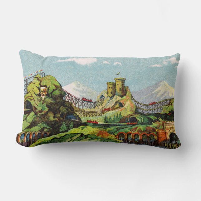 Exposition de Charleroi Lumbar Coussin (Recto)