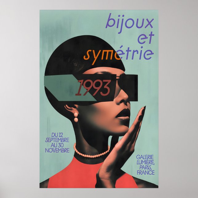 Exposition de mode de Paris Impression d'art Bijou (Devant)