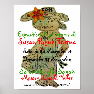 Exposition of Peintures by Susan Payne-Trutna Poster