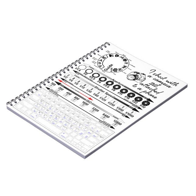 Exposure Cheat Sheet Notebook (Left Side)
