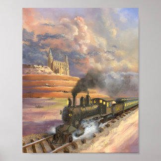 Express à la nostalgie : Poster du chemin de fer r