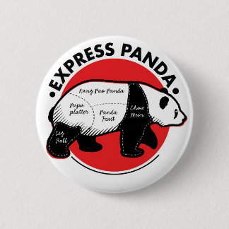 Express Panda 2 Inch Round Button