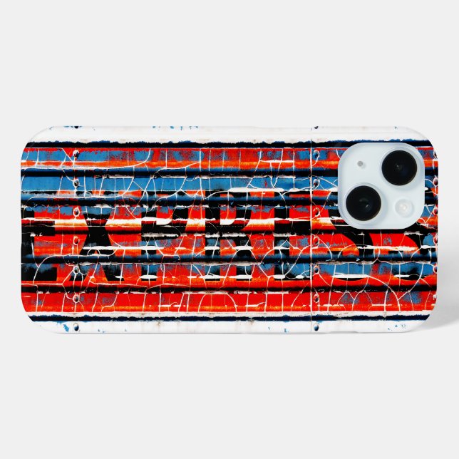 "Express" - Rustic Peeling Paint Case-Mate iPhone Case (Back (Horizontal))