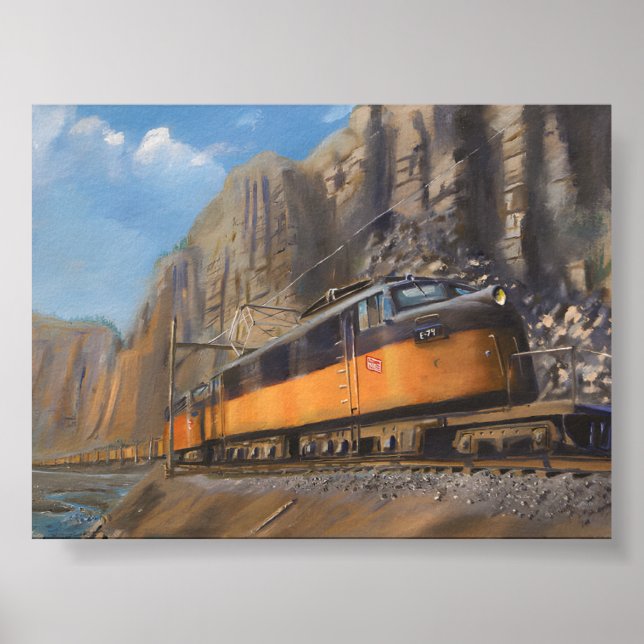 Express to Yesteryear: Nostalgic Railroad Poster (Front)