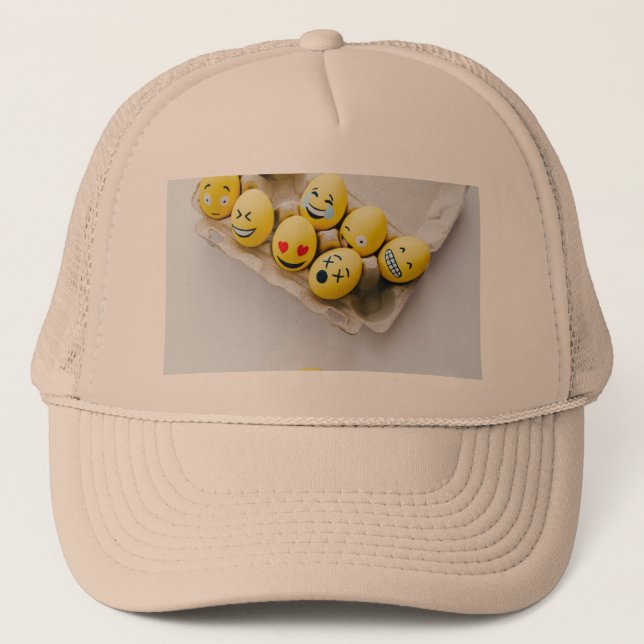Express your personality with smile cap (Front)