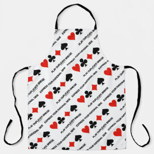 Express Your Rational Side Play Duplicate Bridge Apron