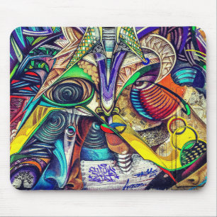 Express Your Urban Spirit: Graffiti Art Mouse Pad