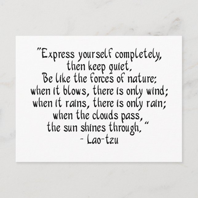 Express yourself completely... postcard (Front)