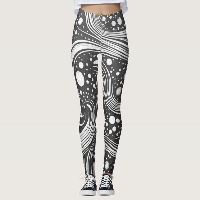 Express Yourself: Fun and Funky Patterned Leggings (Front)