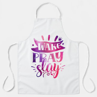 Express Yourself - Wake Pray Slay - Pink Apron