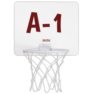 Express Yourself with A-1 Zazzle: Unique Mini Basketball Hoop