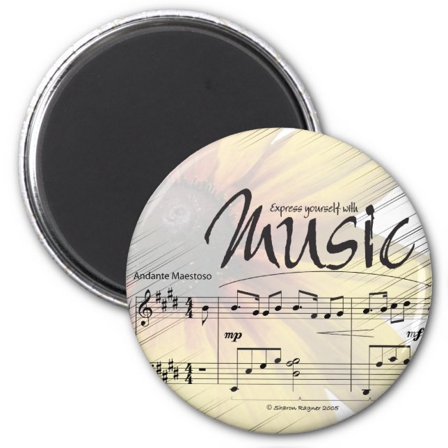 Express Yourself with Music Magnet (Front)