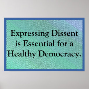 Expressing Dissent Poster