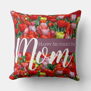 Expressing Warmth and Affection on Mothers Day Thr Throw Pillow