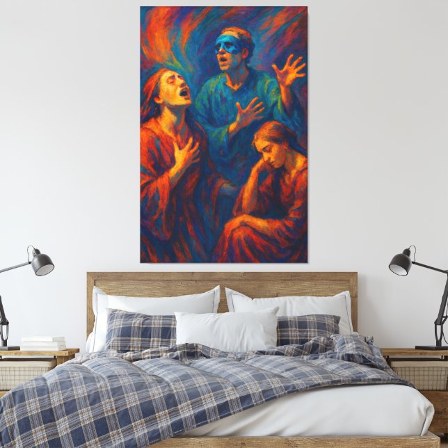 Expression Canvas Print (Insitu(Bedroom))