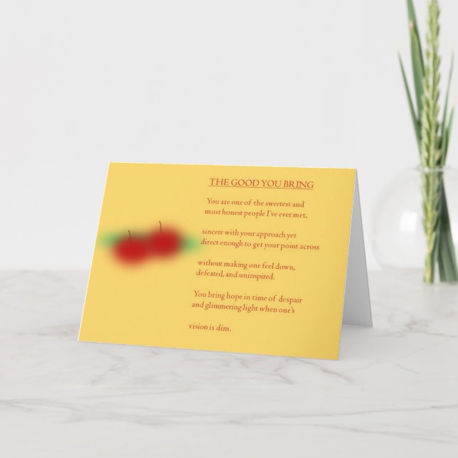 Expression Card (Front)