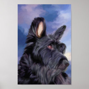 Expression Is Everything Scottish Terrier Dog Poster