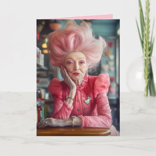Expression of Love Kiss of Timeless Grace in Pink Invitation