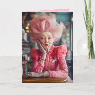 Expression of Love Kiss of Timeless Grace in Pink Invitation