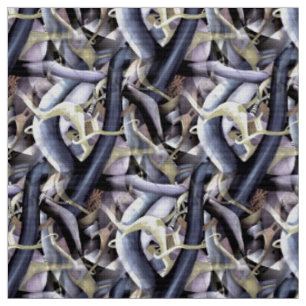 Expressionism Abstract Optical Illusion Pattern Fabric