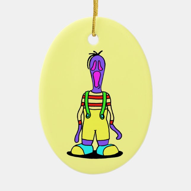 Expressionismo Ceramic Ornament (Front)