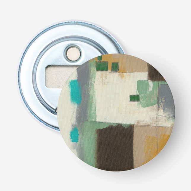 Expressionist Painting with Heavy Brush Strokes Bottle Opener (Front)