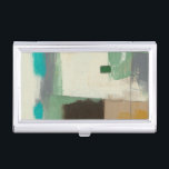 Expressionist Painting with Heavy Brush Strokes Business Card Holder<br><div class="desc">Fans of Kandinsky,  Pollack,  or Rothko will love this expressionist painting. Debate your friends about the use of colour,  or what emotions the heavy brush strokes are meant to convey. Whatever you do,  purchase one today!</div>
