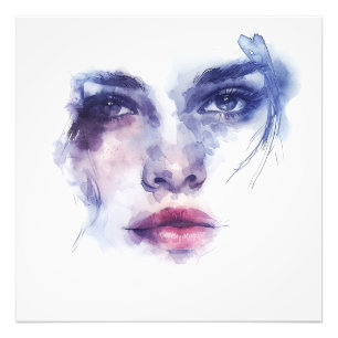 Expressionnisme Abstrait Portrait de femme Photo