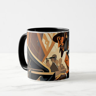 Expressions de Mug de Jazz
