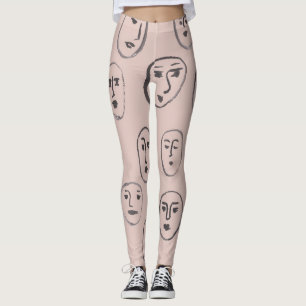 Expressions of Faces Leggings