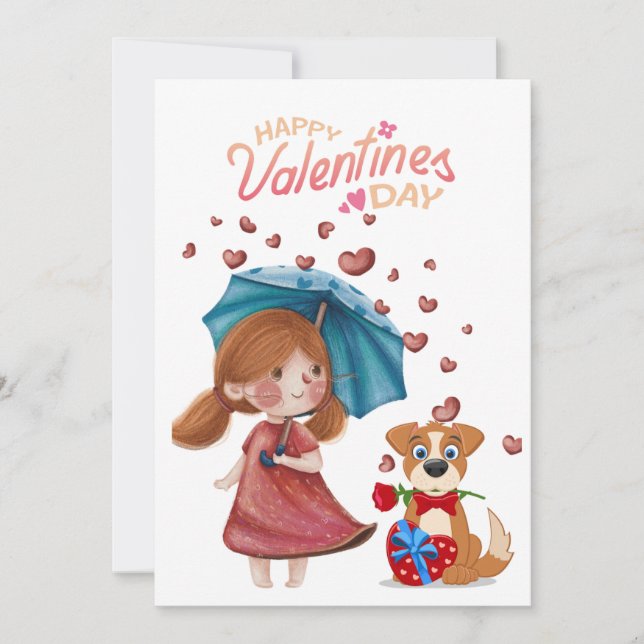 Expressions of Love, Valentine's Day celebration Holiday Card (Front)