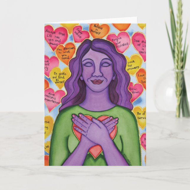 Expressions of self-love card (Front)