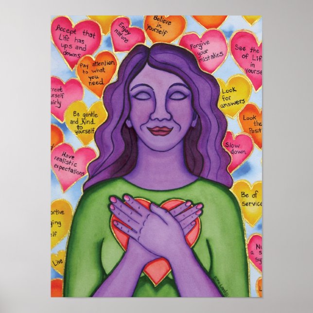 Expressions of self-love poster (Front)