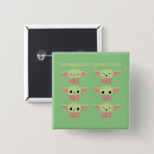 Expressions of The Child Illustrated Chart 2 Inch Square Button