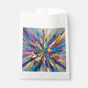 Expressive abstract art design wall decor poster favour bag