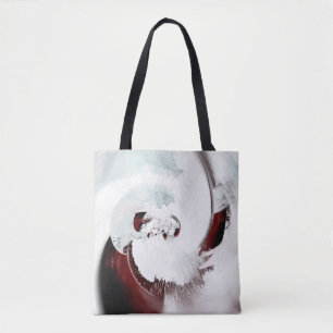 Expressive abstract background tote bag