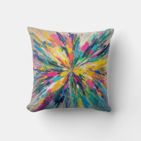 Expressive abstract colourful wall art poster deco