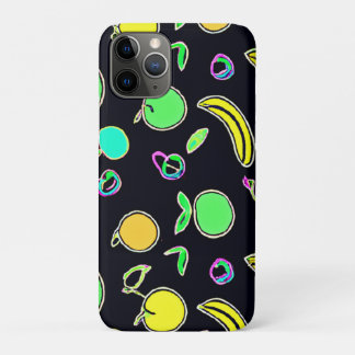 Expressive Colourful Fruits Neon Artwork iPhone 11 Pro Case
