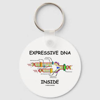 Expressive DNA Inside (DNA Replication) Keychain