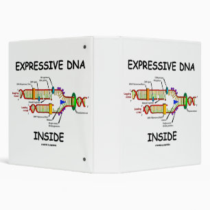 Expressive DNA Inside Molecular Biology Humor Binder