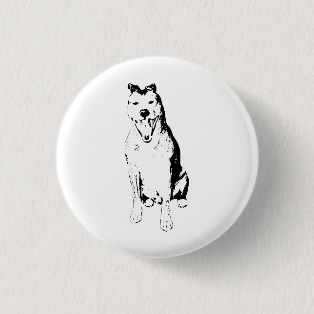 Expressive Ink Edge 1 Inch Round Button (Front)