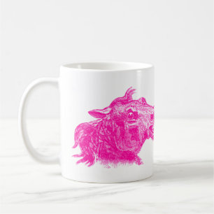 Expressive Mad Horse Head Graphic Art Coffee Mug