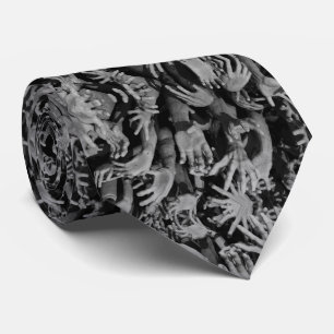 Expressive Modern Contemporary  Urban Pattern Tie