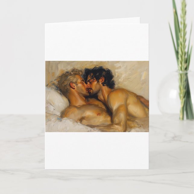 Expressive Oil Embrace Card (Front)