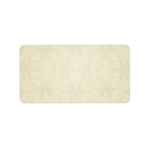 Expressive Pink Rose Valentine gift Label