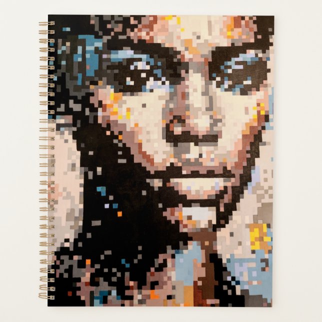 Expressive pixel portrait (Devant)