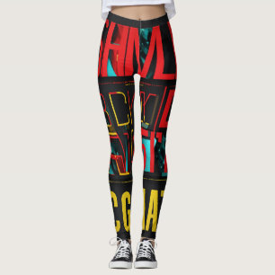 Expressive Style: All-Over-Print Leggings - Design